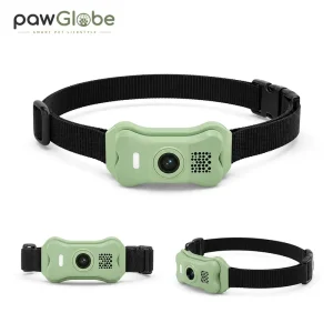 GPS Dog Collar Camera 1100mAh with 1080P HD Video IP66 Waterproof 4G Android Electronic Fence and Activity Monitoring