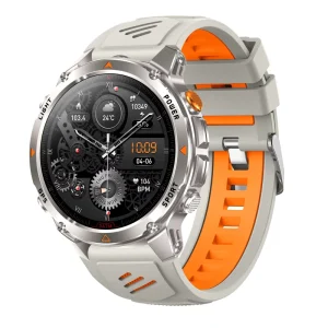 GPS Smartwatch 3ATM IP68 Waterproof Big Battery IPS HD Screen Answer Calls Altitude Compass Motion Trajectory Sleep Alarm Clock