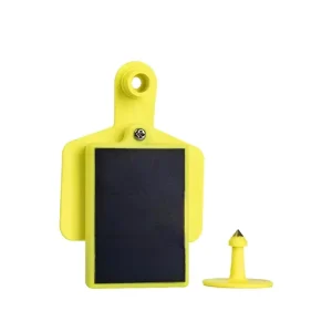 GPS Tracker Ear Tag with Solar Rechargeable & IP67 Real Time Location Via App Geo Fence for Livestock