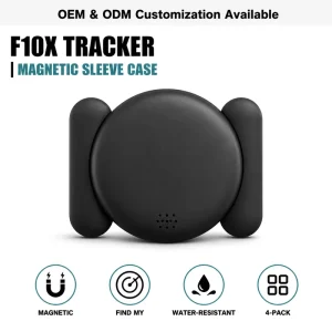 GPS Tracker for Bike Motorcycle Magnetic Anti Lost Locator Works with Apple Find My & Android Find My Device Waterproof