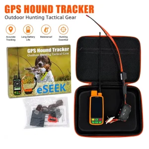 GPS Tracker for Dogs Smart GPS Tracker Locator Beeper for Hunting Dog Big Dog Touch Device Tactical Collar