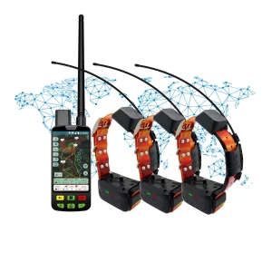 GPS Tracker for Dogs Smart GPS Tracker Locator Beeper for Hunting Dog Big Dog Touch Device Tactical Collar With Handheld