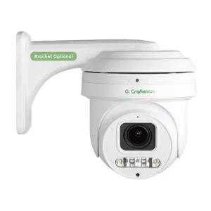 GR PS9X5D M8S Mini Dome PTZ Camera 8MP 4K with Human Detection Two way Audio Color Night Vision Auto Tracking Option
