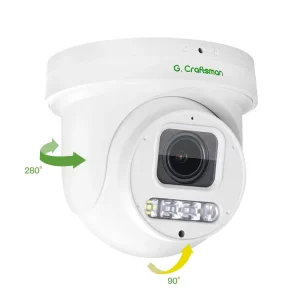 GR PS9X5D M8S(AG) Mini Dome PTZ Camera 8MP 4K with Human Detection Two way Audio Color Night Vision Tracking PTZ