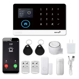 GS-103 WiFi+2G/4G Touch Screen Smart Alarm System Supports up to 100 Learning/Storage Locations for Remote Control