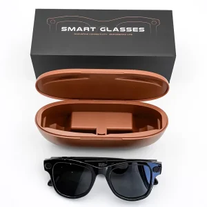 GS5 Max Smart Glasses with Charging Case 8MP Camera AI Translation Wi-Fi Transfer Sunglasses AI Smart Glasses