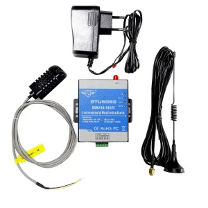 GSM 4G Remote Monitor Alarm System Motion Sensor AC DC Power Loss Alert Supports Timer Tuya Smart APP Reporting ABS