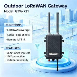 GTW721 Smart City LoRaWAN Gateway Centralized Device Management for Street Light Smart Parking Building Automation IoT System