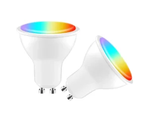 Smart Home Automation GU10 5W RGB Smart LED Bulb with Wi-Fi Wireless Control