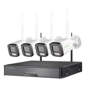 GW TFD M5X K4 GC 5MP IP67 Outdoor WIFI Cameras System Wireless NVR Kits Home Security Set Face Detection Recognition in Stock