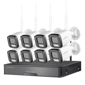 GW TFD M5X K8(RTS) XMEYE ICSEE 5MP Outdoor Wireless WIFI Camera 8 Channel NVR Kit Home Security Video Surveillance System