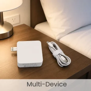GaN 100W Fast Charger Desktop Power Adapter Single Port Fixed US EU UK Plugs High Speed Replacement Supply