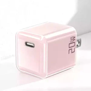 GaN 20W Fashion Design Custom Logo Small Size Ice Cube Mini Portable Type C Fast Charging Mobile Phone Charger Adapter