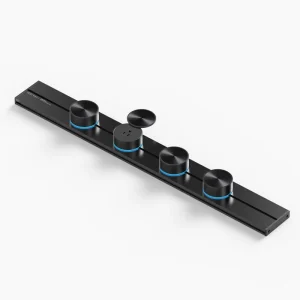 Gler Stainless Steel Industrial Power Strip Rail Track Socket Universal Multi Smart Office Desk System Electric Removable Outlet