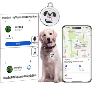 Global ID Tag Wireless Smart Locator Tracking for Cat Collar Activity Hunting Health Pet Dog GPS Tracker for Dogs