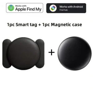 Global Precision Bluetooth GPS Tracker Dual System Works with Apple Find My & Android Find Hub Anti Lost Locator Tag