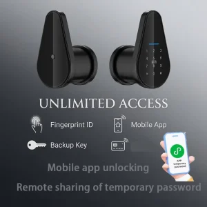 Glomarket TTLock Deadbolt Smart Lock for Airbnb Apartment Keyless Door Lock with Fingerprint Password IC Card Single Latch