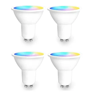 Glomarket WiFi Tuya 5W Smart LED Light Bulb with 16 Million Colors, App, Remote, Touch Control and Dimming, for Bedrooms and Gardens