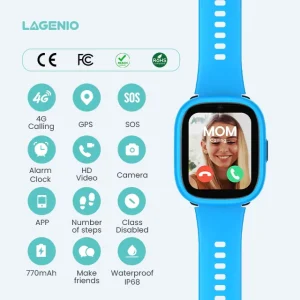 Good Price K3 4G Kids Smart Watch GPS LBS A-GPS WIFI Positioning IP68 Waterproof Video Voice Call Smart Watch for Kids