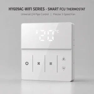 Google Assistant Compatible Smart Thermostat Touch Screen HVAC System for Home Air Conditioning for Hotels