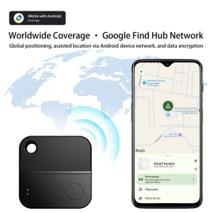 Google Find Hub 100DB Loud Sound Android GPS Tracker Smart Tag Battery 210mAh Pet Key Bag Elder Suitcase Wallet Locator Reminder