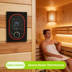 Graffiti WiFi Smart Wall mounted Boiler Thermostat Panel 16A ABS Sauna Room Digital Display Floor Heating Switch Kitchen Hotel