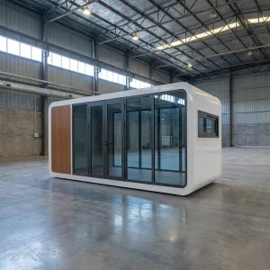 Granny Flat Apple Cabin Capsule House 20FT Prefab Home with Kitchen Toilet Ready to Use Backyard Guest House