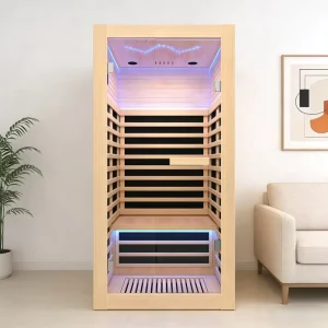 Graphene Far infrared Sauna Room Low Electromagnetic Anti static Graphene Carbon Heating Plate 1 2 Person Sauna Room