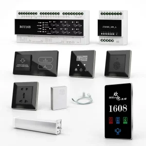 Greentech Intelligent Hotel Room Control Unit System Smart Hotel System Smart Hotel Guest Management System Witch RCU Host