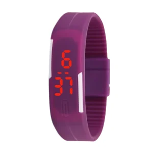 Guangzhou Top Selling Fashion Smart Digital Bracelet Watch LED Sports Jelly Wrist Watch