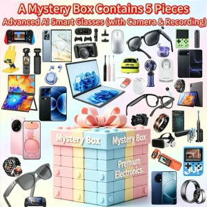 Guaranteed Advanced AI Smart Glasses Inside 5G Smartphone Smart Watch Earphone Laptop Random Electronics Mystery Box Gift