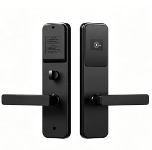 H21 Smart Hotel Lock with Key/Card Unlock Grade B Security Wood Door Compatibility Cloud & App Integration TT Hotel System