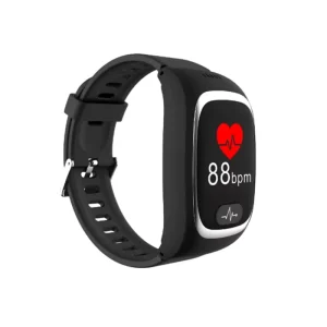 H66 2G Elderly SOS Anti Loss Positioning Heart Rate Blood Pressure Blood Oxygen Step Counting Telephone Watch Smart Wristband