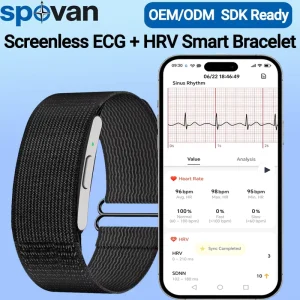 H7 Screenless Smart Bracelet ECG HRV Fitness Tracker Without Screen IP68 Waterproof Heart Rate Sleep Monitor OEM ODM