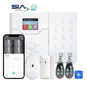 HA-VGW 4G Wireless Home Alarm Kit 8 Wired Zones 32 Wireless Zones Anti Theft Alarm System Home 868mhz Panel Wifi Alarm System
