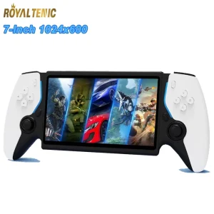 HC800 7” HD Portable Gaming Player Linux System 30+ Classic Emulators 15000 Games 3500mAh Wi Fi Handheld Game Console Support