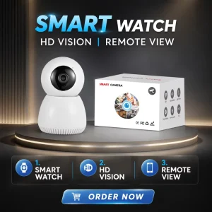 HD Indoor Home Cameras Video and Audio 3MP WiFi Camera Long Distance 2.4G+5G Surveil Camera Recording Function