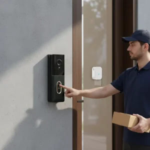 HD Night Vision Wireless Video Doorbell WiFi Low Power Consumption Home Video Intercom Monitoring System Modern Apartment Use