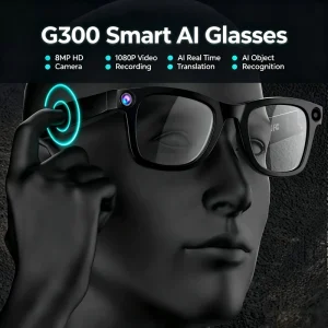 HD Smart AI Glasses with WIFI Transfer Things Recognition & Translation Features Intelligence Headset