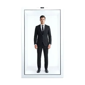 HD Smart Transparent Display Interactive Touch Showcase Transparent Screen for Museum Indoor Commercial Display