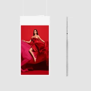 HD Smart Ultra-thin 9mmLCD Touchscreen Digital Signage Advertising Display 1500 Nits Brightness Elevator Shopping Mall Education