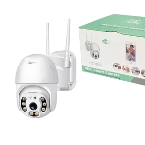 HD WiFi Smart 2MP Pixel CCTV Camera 360-Degree View Two-Way Voice Intercom Memory Card Data Storage Option CMOS Imaging Sensor
