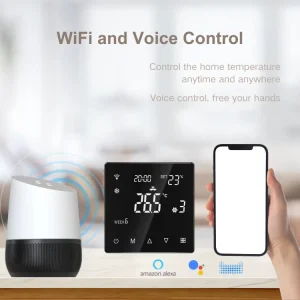 HEDEMAN Modern Design WiFi Smart FCU Thermostat with Touch Screen Fan Coil Thermostat for Fan Coil Air Conditioning Thermostat