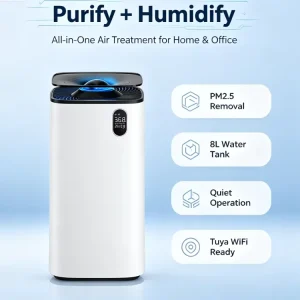 HEPA13 Humidifier PM2.5 Tuya WiFi Smart Home Air Purifier for Bedroom Large