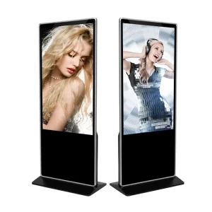 HONGNUO 43 85 Inch *1080 Smart Remote Control Indoor Floor Standing Touch Lcd Advertising Screen Indoor Window Led Display