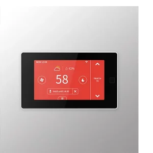 HVAC Programmable Smart Thermostat with WiFi Square Design for Hospital Use Conventional Heat Pump System