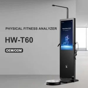 HW T60 43 Inch LCD Screen Fitness AI Health Diagnostic Machine