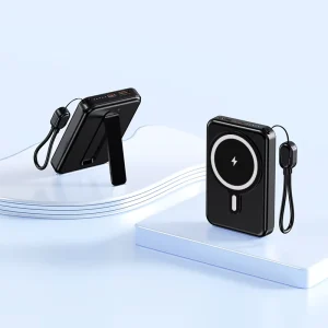 HXB 10000mAh Magnetic Wireless Power Bank, 15W Fast Charging, with LED Display, Portable Charger