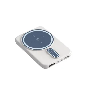 HXB 5000mAh/10000mAh Ultra-Thin Mini Magnetic Wireless Power Bank, 10W PD Fast Charging, ABS, Universal Plug, Portable Charger