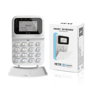 HY-305D Wired Smart Keyboard 433MHz Plastic for Home Security Alarm Control HY-518C CE Certified 1 Year Warranty